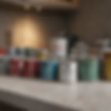 Choosing the Right Paint Selection of high-quality paint cans