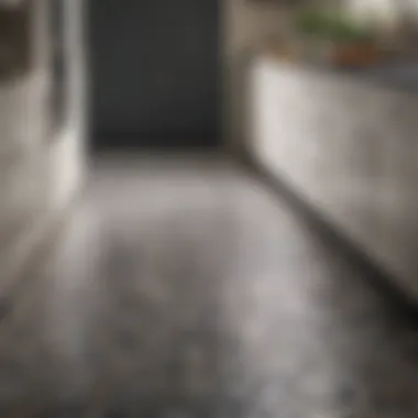 A beautifully tiled kitchen floor with a mix of affordable and stylish tile designs.