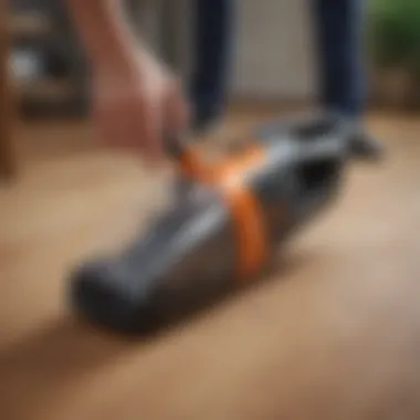 User-friendly features of the Black & Decker Compact Lithium Hand Vacuum