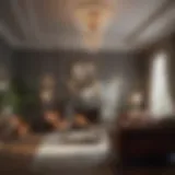 Elegant living room featuring classic decor