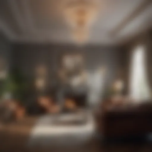 Elegant living room featuring classic decor