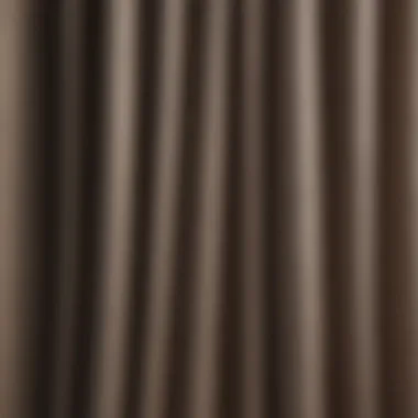 Close-up of fabric texture showcasing curtain material