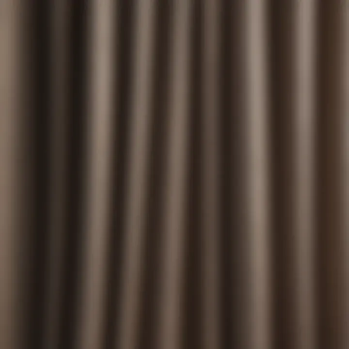 Close-up of fabric texture showcasing curtain material