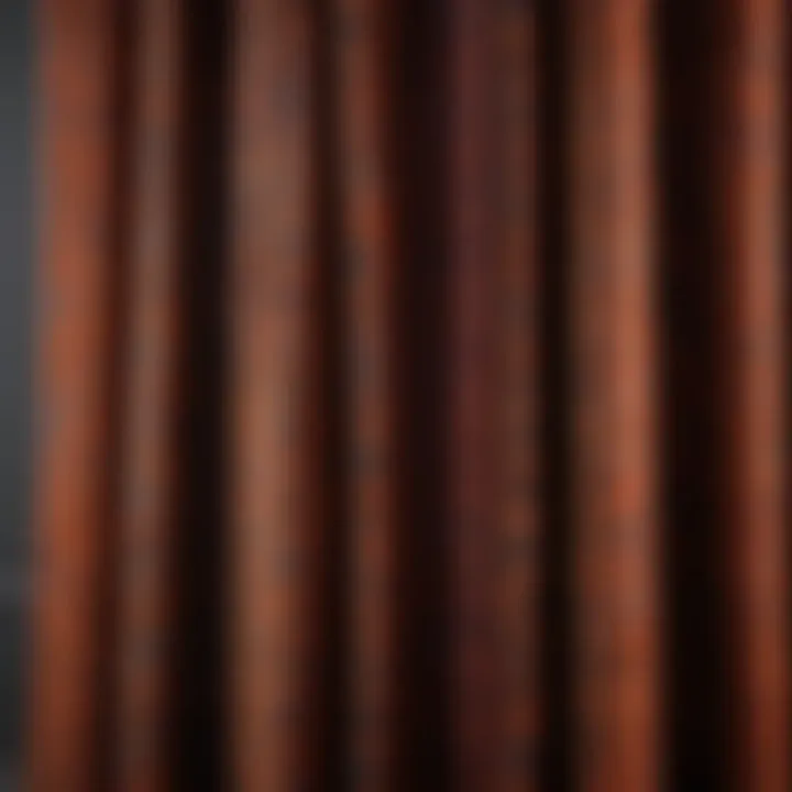 Bold patterned blackout curtains in a vibrant color scheme