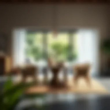 Elegant Downing oval dining table showcasing modern design