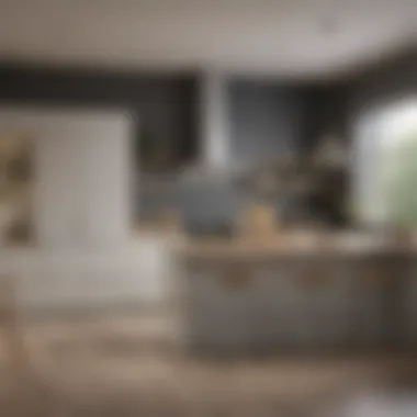 Trendy Paint Choices for Modern Kitchens A modern kitchen with trendy paint choices that reflect current design trends