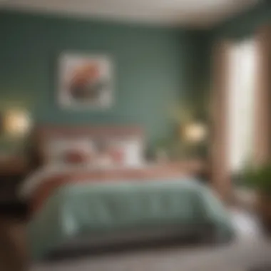 Creating a Serene Bedroom with Color A serene bedroom featuring a calming color scheme
