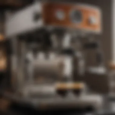 Stylish Espresso Machine Stylish espresso machine with polished finish