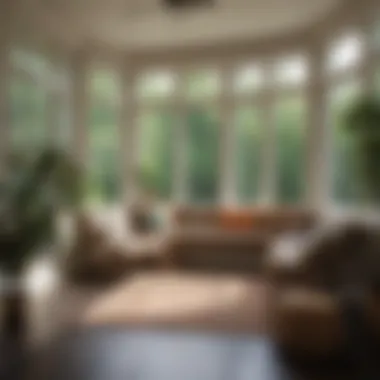 Cozy sunroom featuring a reading nook and natural light