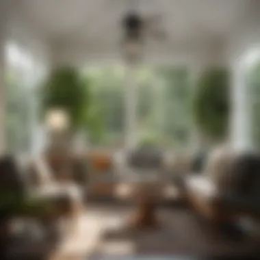 Versatile Furniture Arrangements in Sunroom Functional sunroom with adaptable furniture and seasonal decor