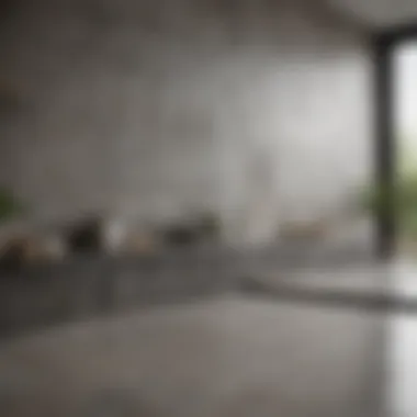 Contemporary Large Format Tile Design A modern kitchen featuring large format tiles