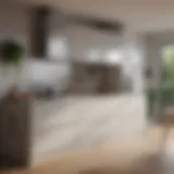 Stylish contemporary kitchen with minimalist design