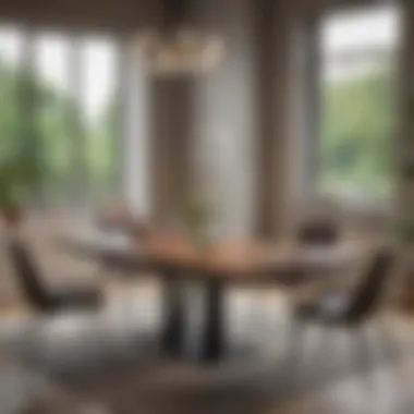 Space-Saving Innovation: The Extendable Dining Table Versatile extendable dining table perfect for compact spaces