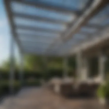 Modern Aluminum Pergola with Adjustable Louvered Roof Modern aluminum pergola with adjustable louvered roof