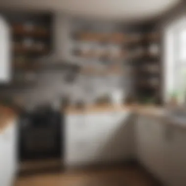 A beautifully organized second-hand kitchen space