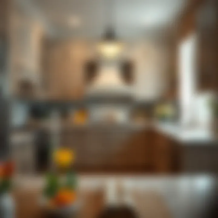 Elegant Kitchen with Pre-Owned Cabinets Elegant kitchen showcasing slightly used cabinets