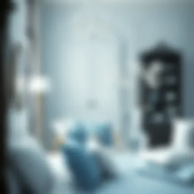 Elegant Light Blue Accessories in Decor Elegant arrangement of light blue accessories and decor