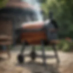 Traeger smoker showcasing design and craftsmanship