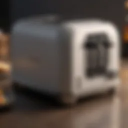 An elegant toaster showcasing advanced technology and sleek design.