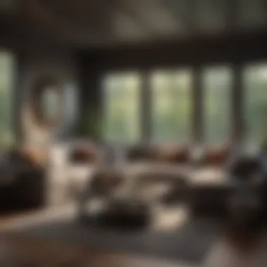 Creating a Cozy Entertaining Space Cozy extra large sleeper sectional set up for entertaining