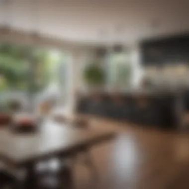 Inviting dining experience around a kitchen island Inviting dining experience around a kitchen island