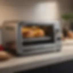 Elegant KitchenAid toaster oven tray showcasing its sleek design.
