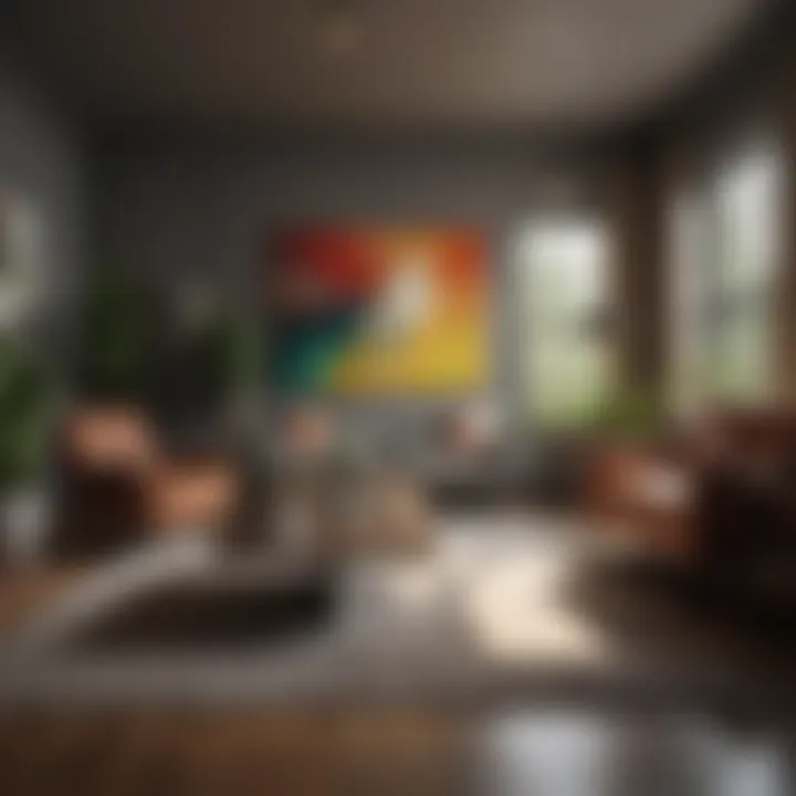 Visual representation of color psychology in design