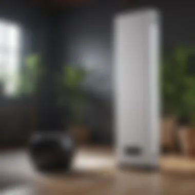 Advanced HEPA filter showcasing its filtration capabilities
