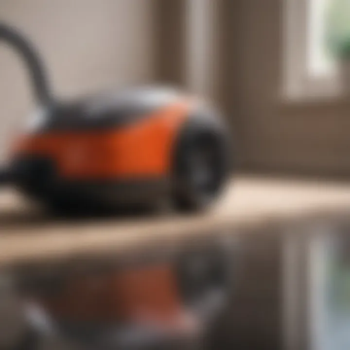 Visual comparison of various vacuum cleaner models highlighting features