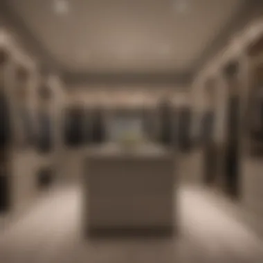 Tailored Aesthetics in Bespoke Closet Design Bespoke walk-in closet designed for personal style and functionality