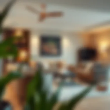 Elegant furniture arrangement showcasing style and comfort