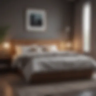 Cozy Bedroom Setup A comfortable bedroom with a well-maintained mattress