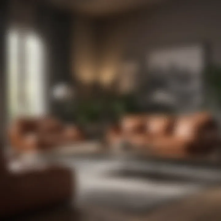 Functional seating arrangement showcasing versatility in furniture