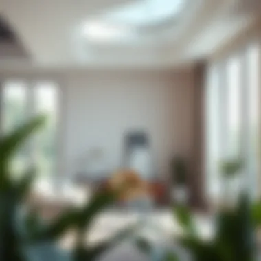 Interior Space Featuring Large Windows for Enhanced Light Interior space with large windows maximizing daylight