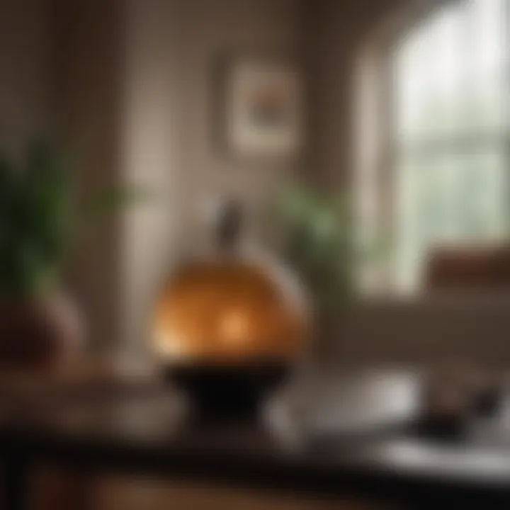 Elegant diffuser in a serene ambiance