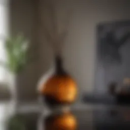 Sleek high-end diffuser with artistic design