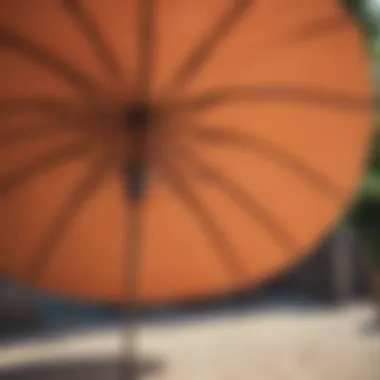 Durable materials of a premium patio umbrella