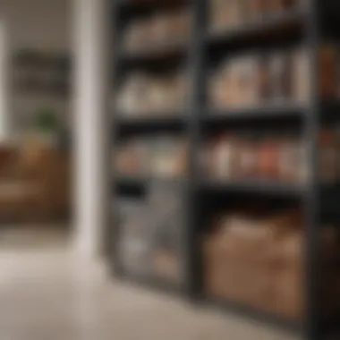 Diverse Storage Solutions for Every Need A variety of storage solutions including baskets and bins