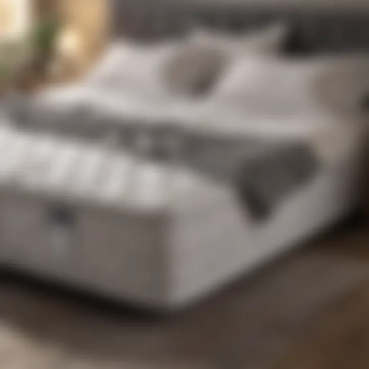 Different mattress types showcasing comfort options