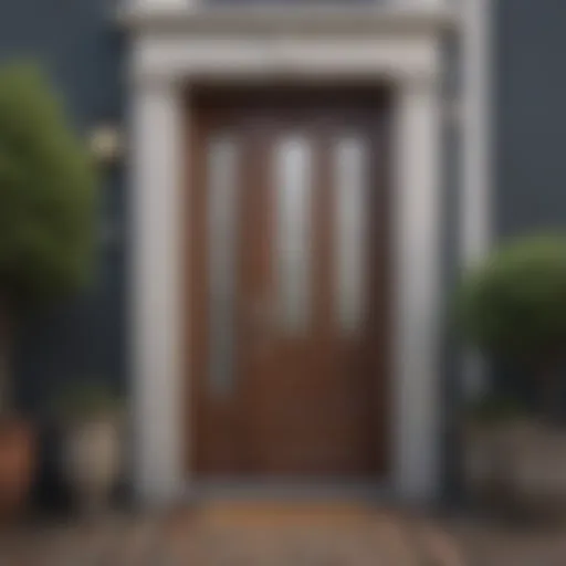 A beautiful front door selection showcasing various styles and colors