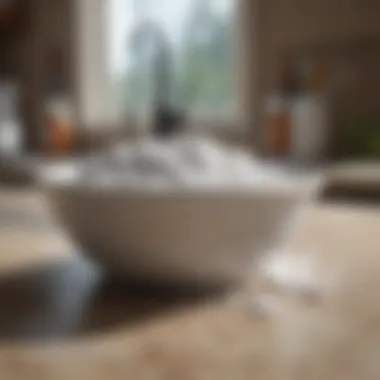 Baking Soda Bowl A bowl of baking soda ready for use