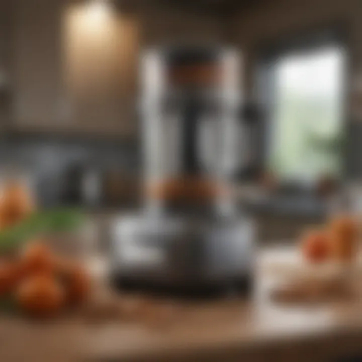 An array of food processor attachments displayed elegantly.