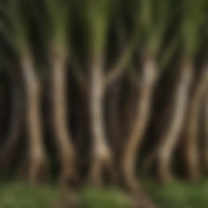 Close-up of healthy grass roots supporting drought tolerance