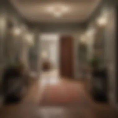 Expressing Personal Style in Entryway Lighting Charming entryway showcasing personal style through lighting
