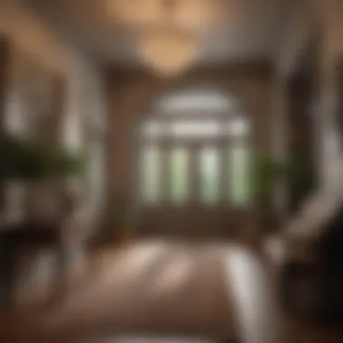 Layered Lighting Techniques in Entryway Design Welcoming entryway with layered lighting techniques