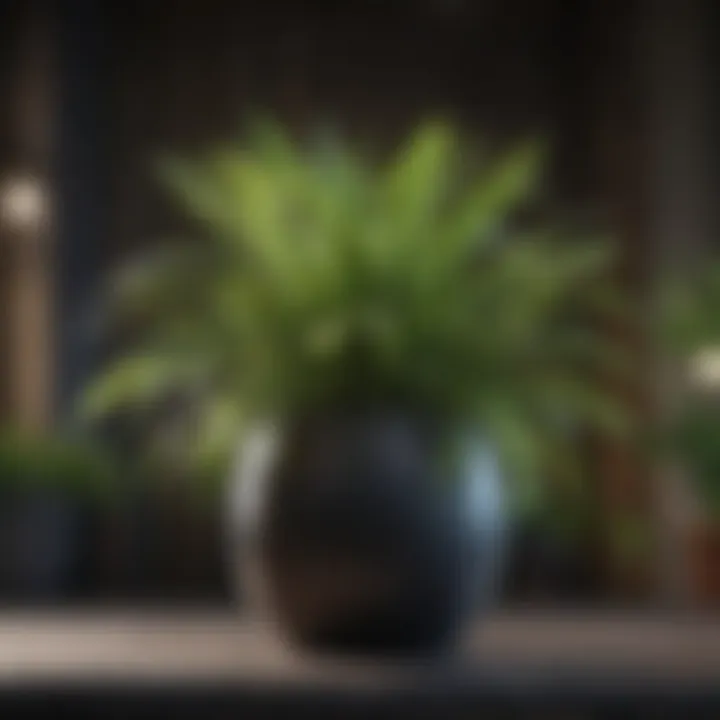 A close-up of a low-maintenance indoor plant.