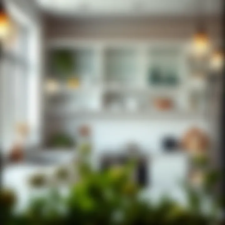 Modern Kitchen with Innovative Wall Storage Solutions Transformative white wall storage in a modern kitchen