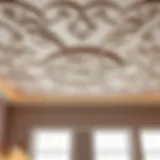 Creative Ceiling Pattern Design Intricate ceiling pattern showcasing creativity