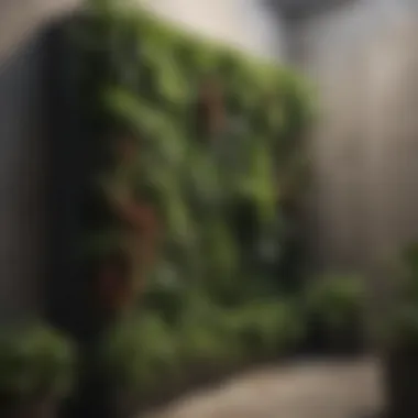 Stunning Vertical Garden in a Corner Well-designed vertical garden enhancing corner aesthetics