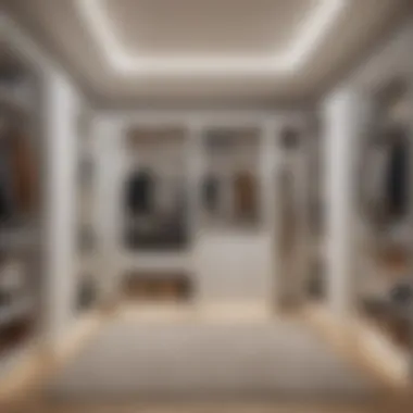 Smart Storage Solutions Smart storage solutions in a modern closet space